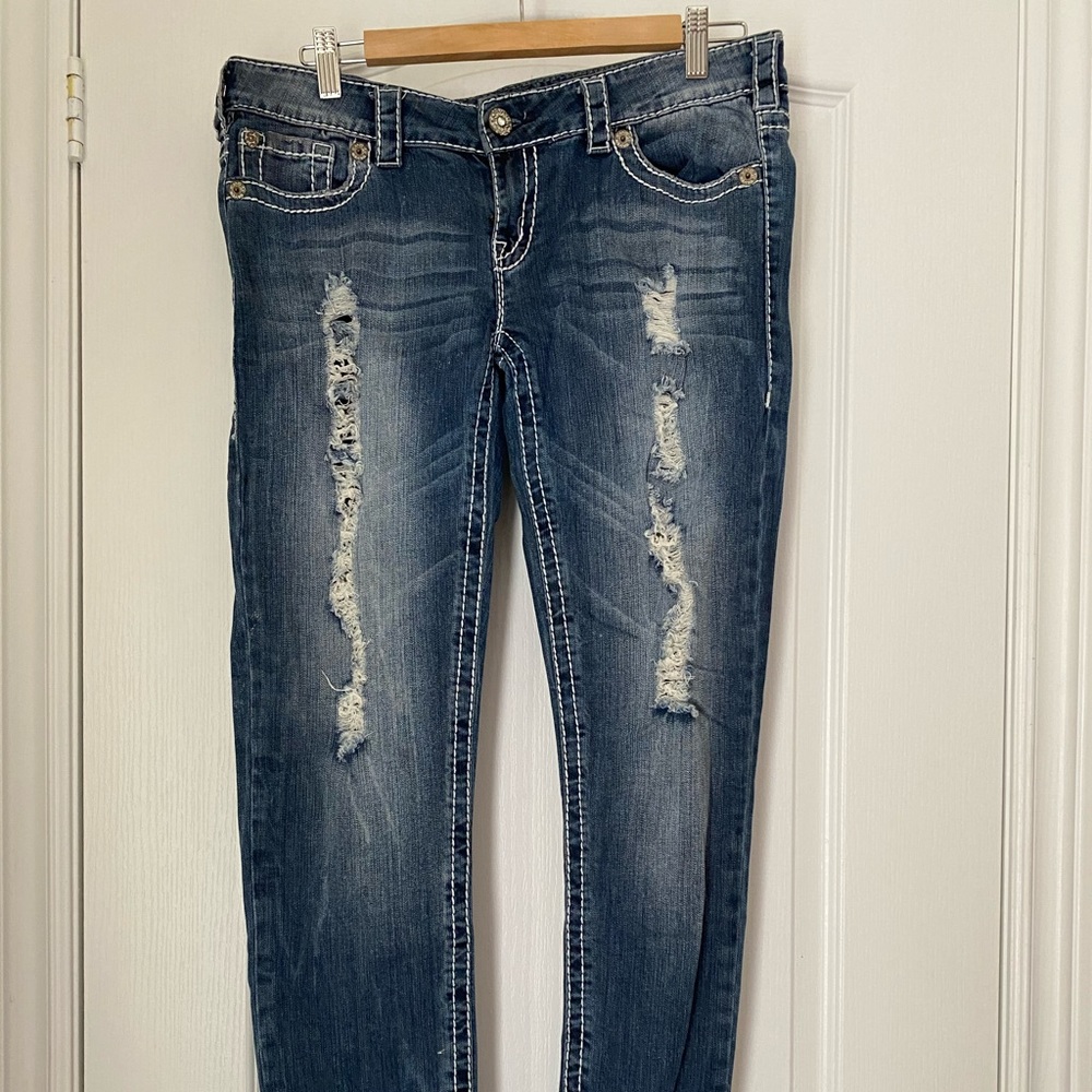 Silver jeans